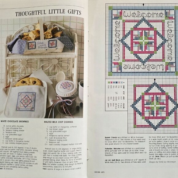 For The Love Of Cross Stitch Magazine Premier Issue 22 Projects Including Cloth - Picture 9 of 15